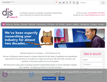 Tablet Screenshot of djsresearch.co.uk