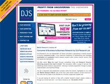 Tablet Screenshot of djsresearch.com